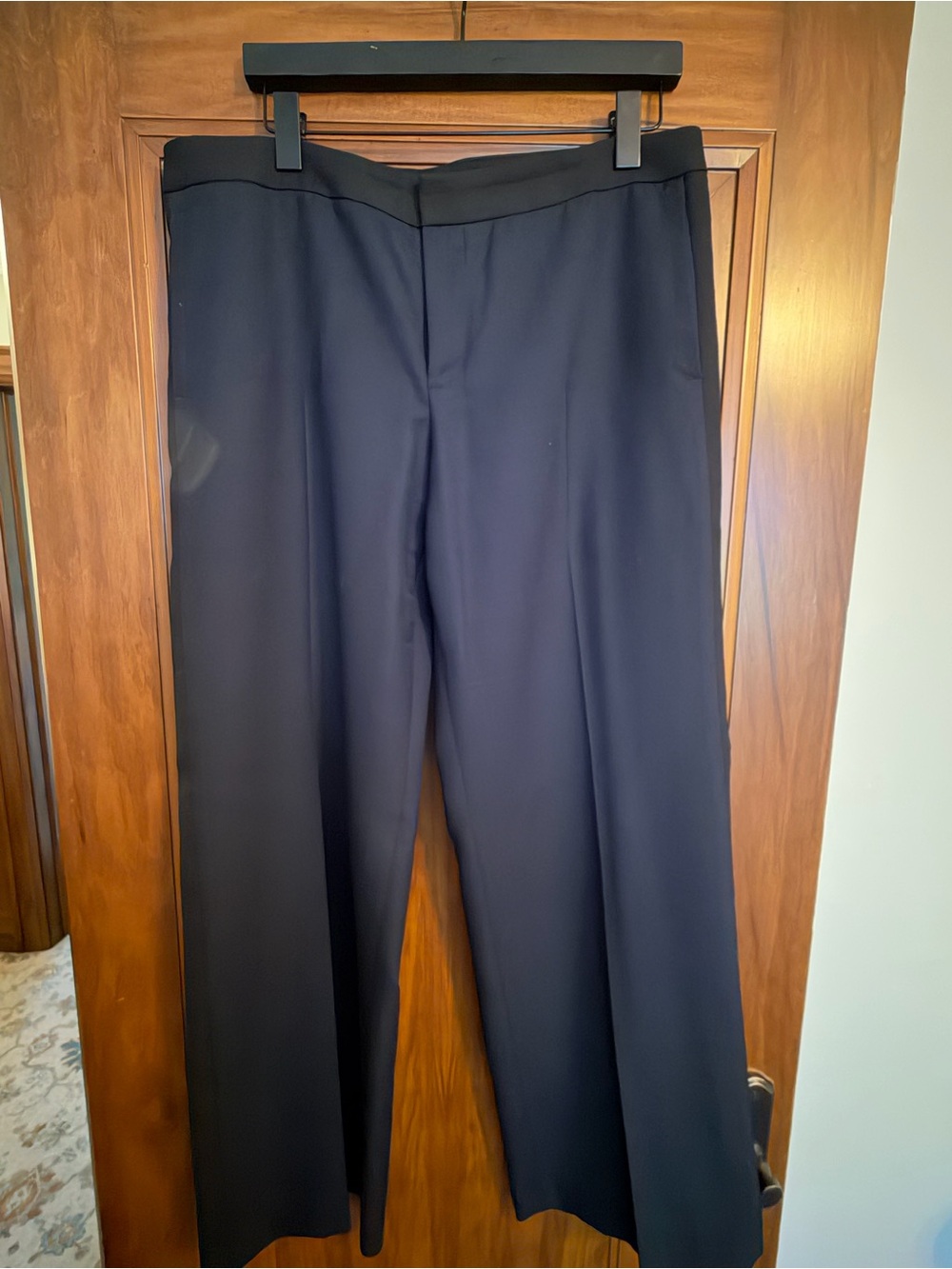 Navy Dress Pants - Classic Straight Fit